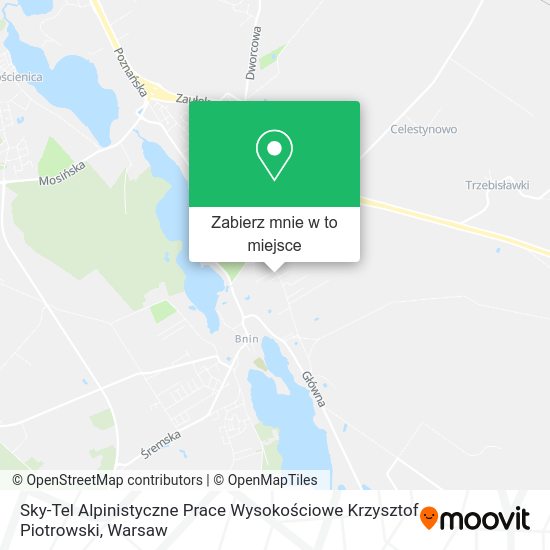 Mapa Sky-Tel Alpinistyczne Prace Wysokościowe Krzysztof Piotrowski