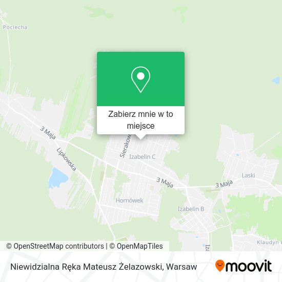 Mapa Niewidzialna Ręka Mateusz Żelazowski