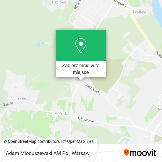 Mapa Adam Mioduszewski AM Pol