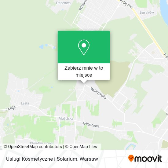 Mapa Uslugi Kosmetyczne i Solarium