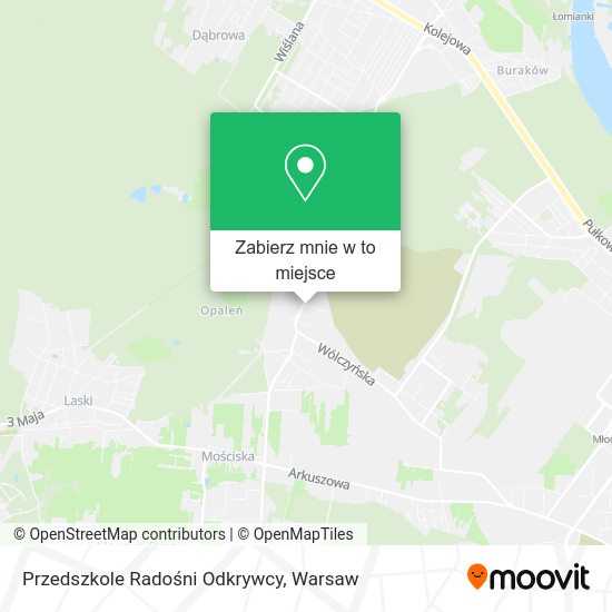 Mapa Przedszkole Radośni Odkrywcy