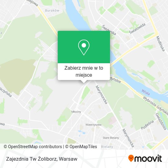 Mapa Zajezdnia Tw Żoliborz