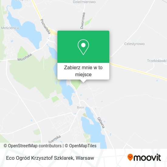 Mapa Eco Ogród Krzysztof Szklarek