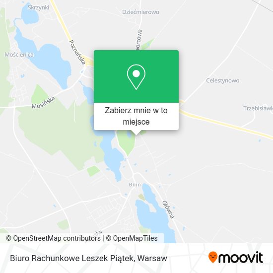 Mapa Biuro Rachunkowe Leszek Piątek