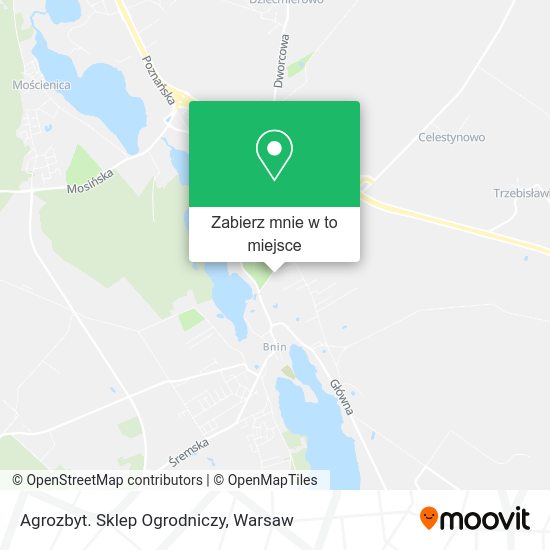 Mapa Agrozbyt. Sklep Ogrodniczy