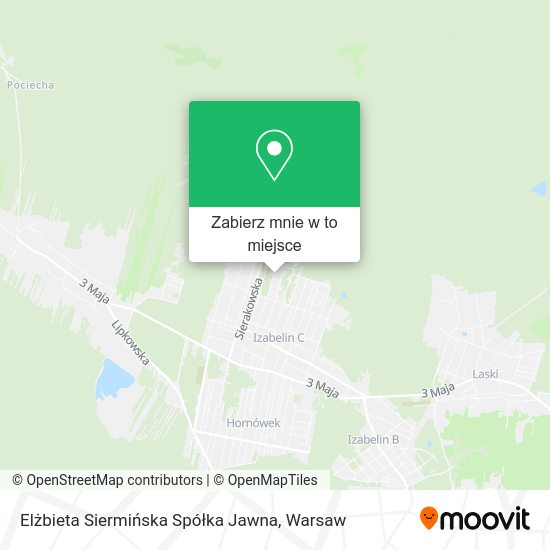 Mapa Elżbieta Siermińska Spółka Jawna