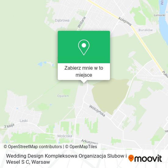 Mapa Wedding Design Kompleksowa Organizacja Slubow i Wesel S C