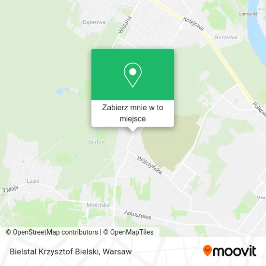 Mapa Bielstal Krzysztof Bielski