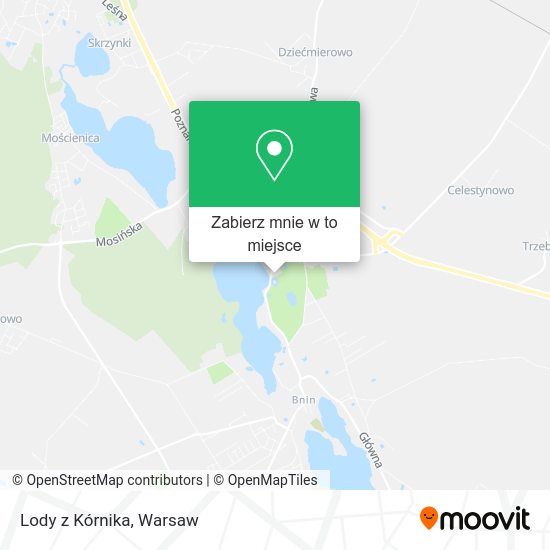 Mapa Lody z Kórnika