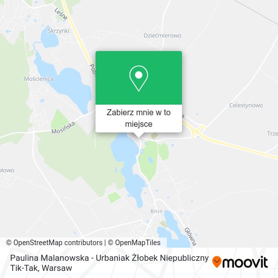 Mapa Paulina Malanowska - Urbaniak Żłobek Niepubliczny Tik-Tak