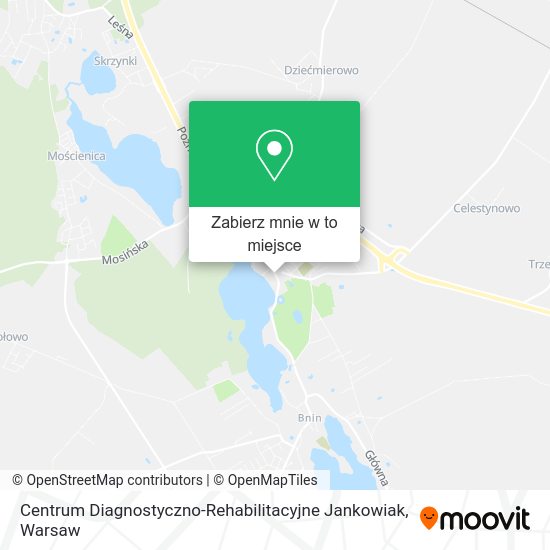 Mapa Centrum Diagnostyczno-Rehabilitacyjne Jankowiak