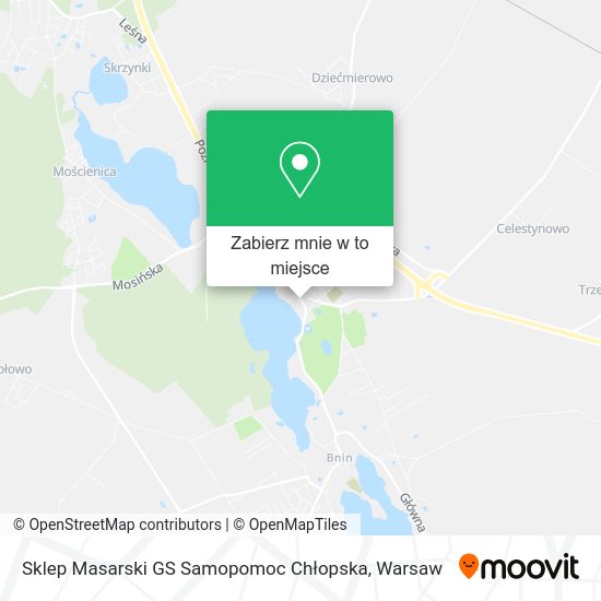 Mapa Sklep Masarski GS Samopomoc Chłopska