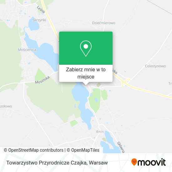 Mapa Towarzystwo Przyrodnicze Czajka