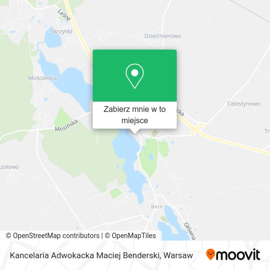 Mapa Kancelaria Adwokacka Maciej Benderski