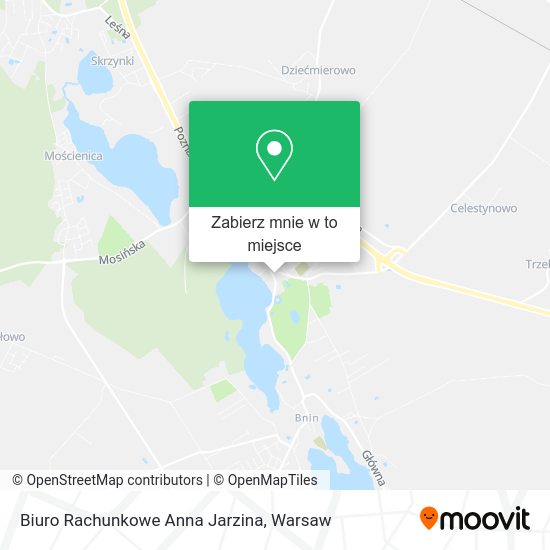 Mapa Biuro Rachunkowe Anna Jarzina