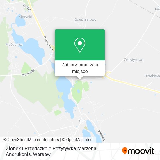 Mapa Żłobek i Przedszkole Pozytywka Marzena Andrukonis