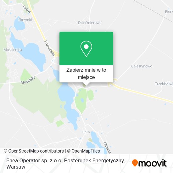 Mapa Enea Operator sp. z o.o. Posterunek Energetyczny