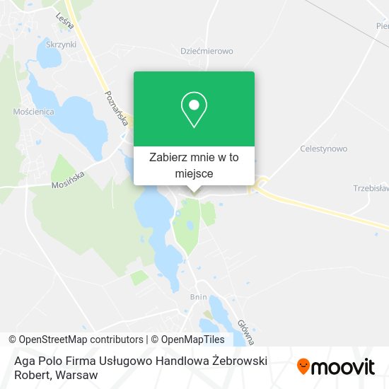 Mapa Aga Polo Firma Usługowo Handlowa Żebrowski Robert