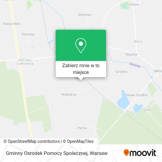 Mapa Gminny Osrodek Pomocy Spolecznej