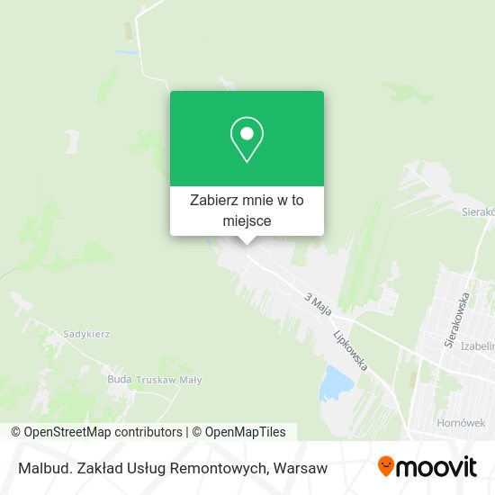 Mapa Malbud. Zakład Usług Remontowych