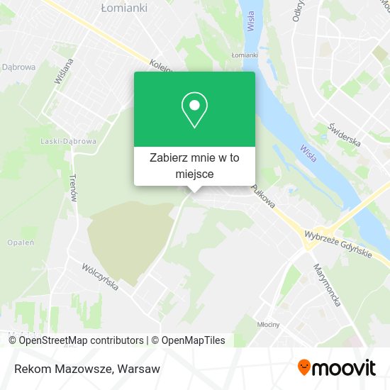 Mapa Rekom Mazowsze