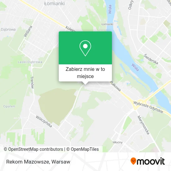 Mapa Rekom Mazowsze