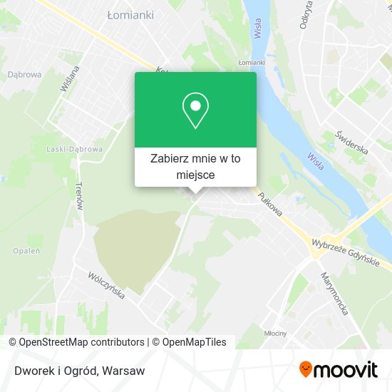 Mapa Dworek i Ogród