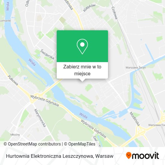 Mapa Hurtownia Elektroniczna Leszczynowa