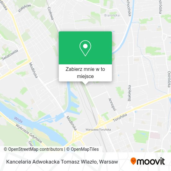 Mapa Kancelaria Adwokacka Tomasz Wlazło