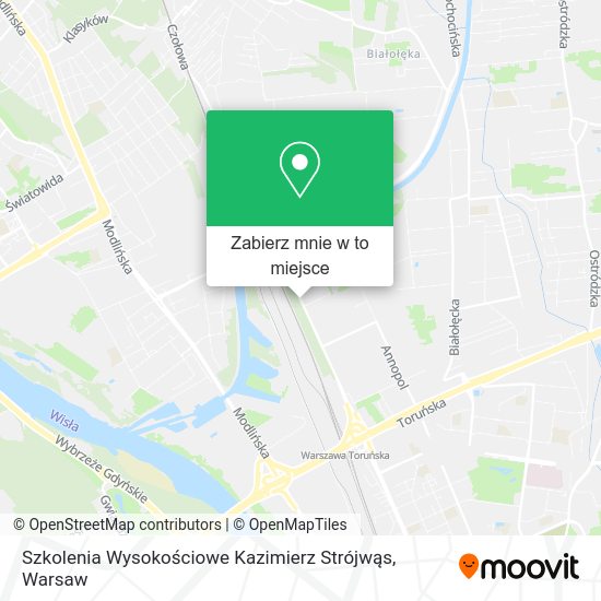 Mapa Szkolenia Wysokościowe Kazimierz Strójwąs