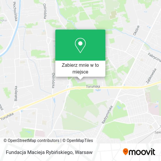 Mapa Fundacja Macieja Rybińskiego