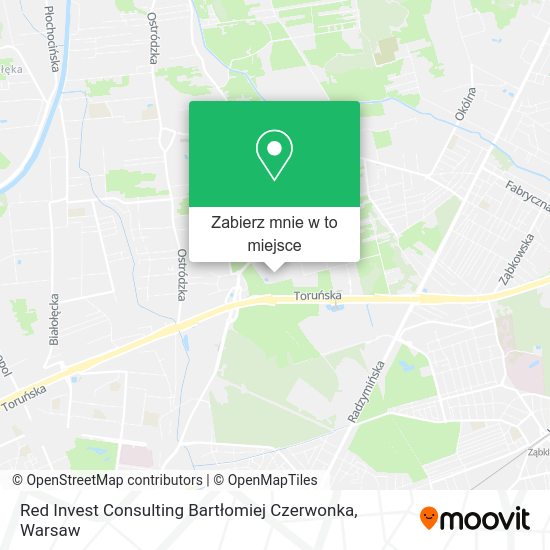 Mapa Red Invest Consulting Bartłomiej Czerwonka