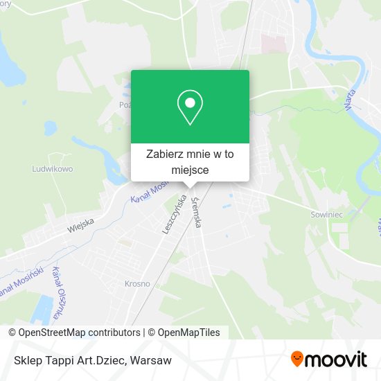 Mapa Sklep Tappi Art.Dziec