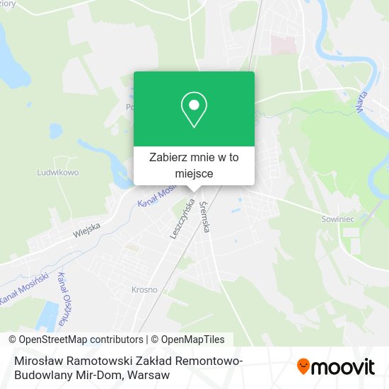 Mapa Mirosław Ramotowski Zakład Remontowo-Budowlany Mir-Dom