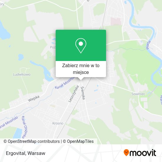 Mapa Ergovital