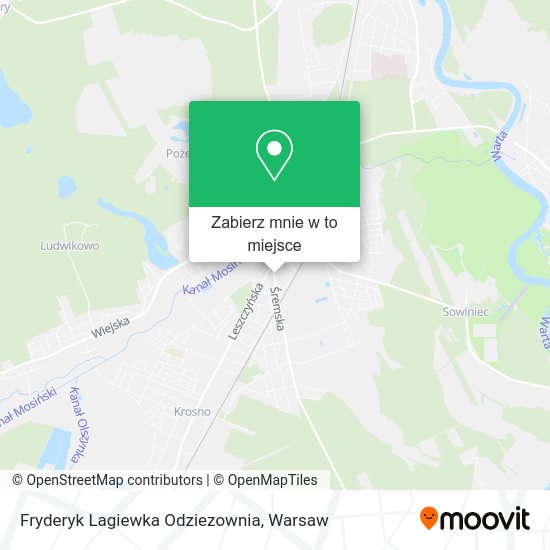 Mapa Fryderyk Lagiewka Odziezownia