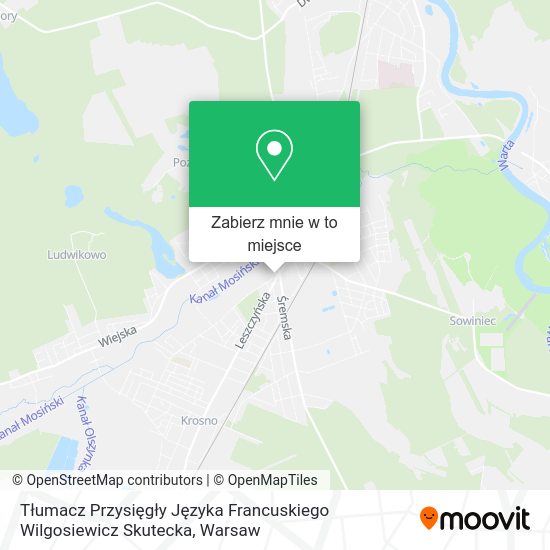 Mapa Tłumacz Przysięgły Języka Francuskiego Wilgosiewicz Skutecka