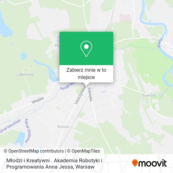 Mapa Młodzi i Kreatywni . Akademia Robotyki i Programowania Anna Jessa