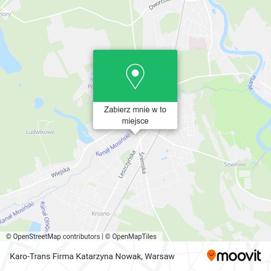 Mapa Karo-Trans Firma Katarzyna Nowak