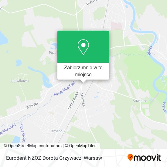 Mapa Eurodent NZOZ Dorota Grzywacz