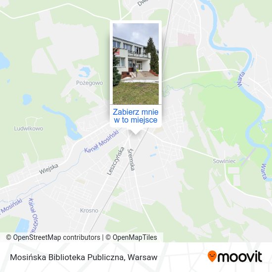 Mapa Mosińska Biblioteka Publiczna