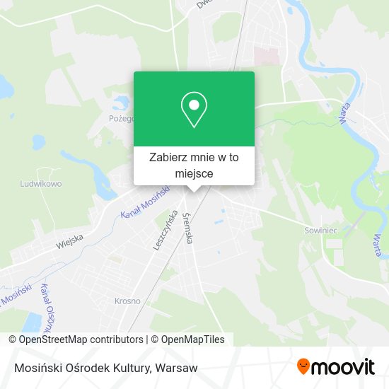 Mapa Mosiński Ośrodek Kultury