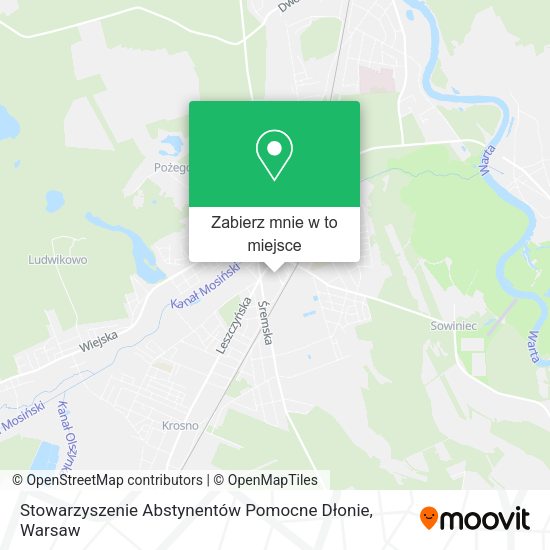 Mapa Stowarzyszenie Abstynentów Pomocne Dłonie