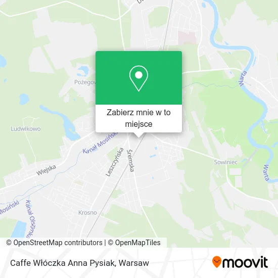 Mapa Caffe Włóczka Anna Pysiak