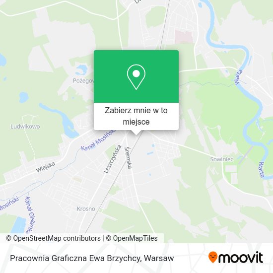 Mapa Pracownia Graficzna Ewa Brzychcy