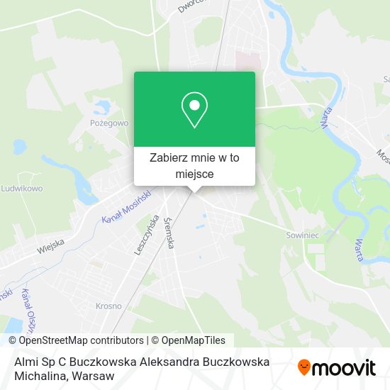 Mapa Almi Sp C Buczkowska Aleksandra Buczkowska Michalina