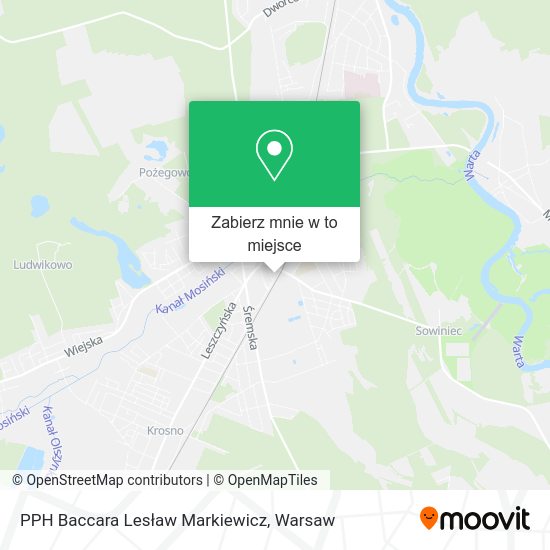 Mapa PPH Baccara Lesław Markiewicz