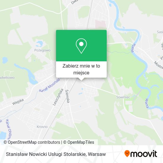 Mapa Stanisław Nowicki Usługi Stolarskie