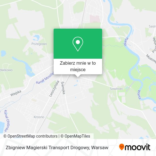 Mapa Zbigniew Magierski Transport Drogowy