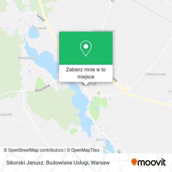 Mapa Sikorski Janusz. Budowlane Usługi